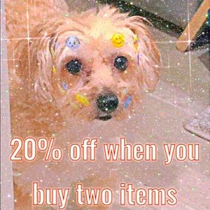 Bundle sale, when you buy 2 items you get 20% off.
